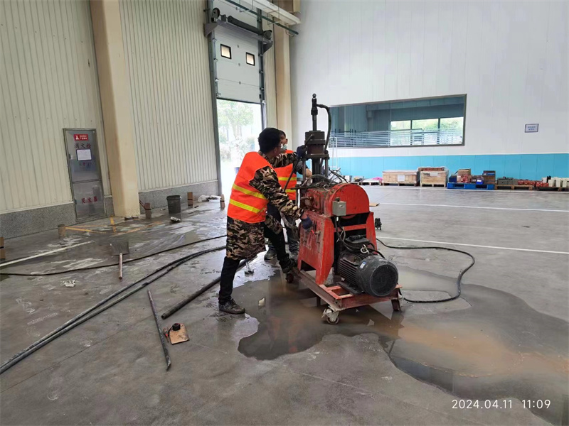 安龙厂房地面下沉塌陷注浆加固施工